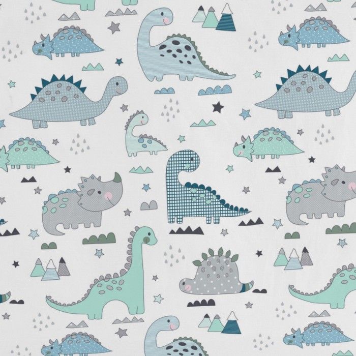 Funda nórdica Dinos detalle del diseño