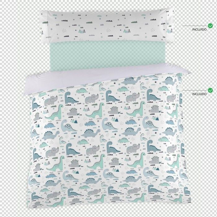 Funda nórdica Dinos vista cenital