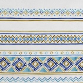 Funda nórdica algodón Vinia azul detalle del diseño