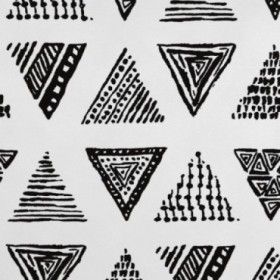 Funda nórdica algodón Yaqui negro detalle del diseño