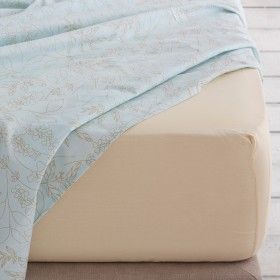 Juego de sábanas estampado Circe azul detalle