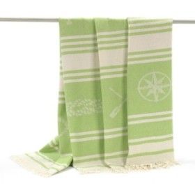 Fouta Maca pistacho presentación