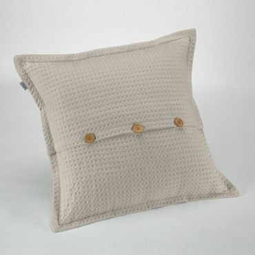 Funda de cojín Banús piedra cojín 50x50 cierre con botones