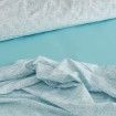 Juego de sábanas estampado Lara aqua, detalle