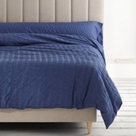 Dúo funda nórdica + almohada aman azulon vista frontal