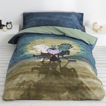 Dúo funda nórdica + almohada draky escena de cama