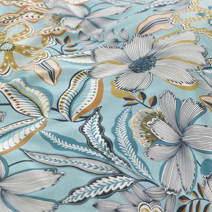 Dúo funda nórdica + almohada vilma detalle dibujo