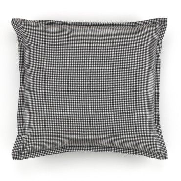 Funda de cojín tejida algodón Alda: 50x50cm. Con cremallera invisible