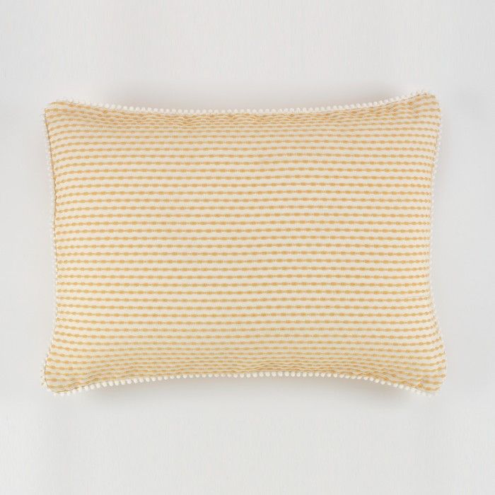 Funda de cojín tejida algodón Porto: 50x70cm. Con cremallera invisible