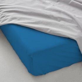 Bajera ajustable algodón poliéster azul cendre detalle de la esquina