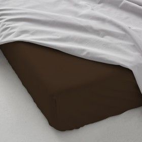 Bajera ajustable percal chocolate detalle con encimera