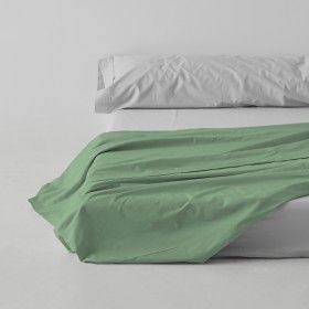 Sábana encimera algodón poliéster albahaca escena de cama