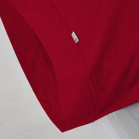 Funda de almohada algodón poliéster burdeos