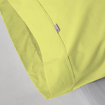 Funda de almohada algodón poliéster pistacho