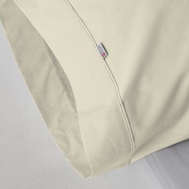 Funda de almohada algodón piedra