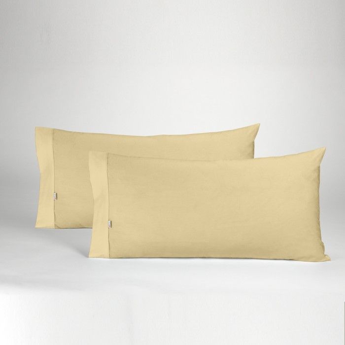 Funda almohada Estelia Colors arena dos unidades abiertas por un lado