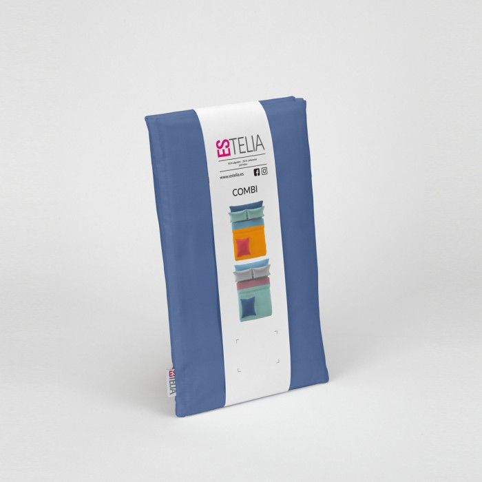 Funda de cojín 50-50 azulón presentación