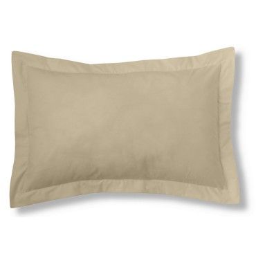 Funda de cojín 50-50 camel cojín 50x75 con pestaña