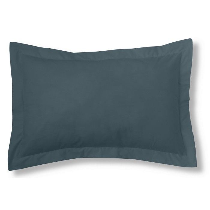 Funda de cojín 50-50 gris cojín 50x75 con pestaña