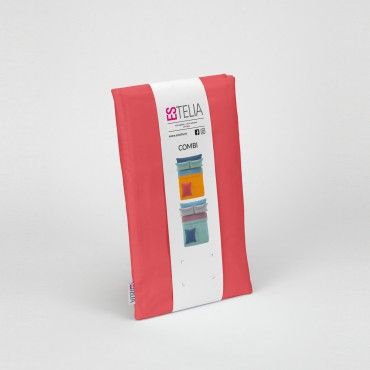 Funda de cojín 50-50 rojo presentación