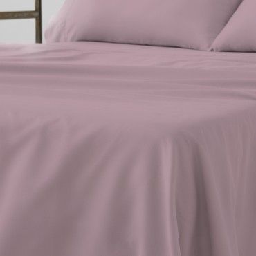 Juego de sábanas de algodón orgánico con doble pespunte color néctar - Qutun - Detalle encimera