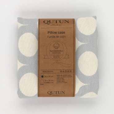 Funda cojín Astún color perla - Qutun - Presentación