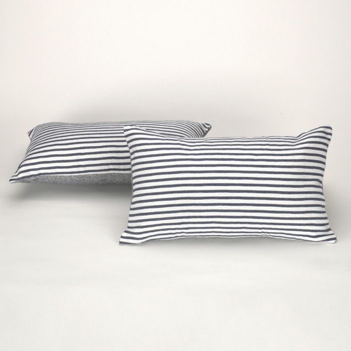 Funda cojín Jaca color azul - Qutun - 30x50 cm