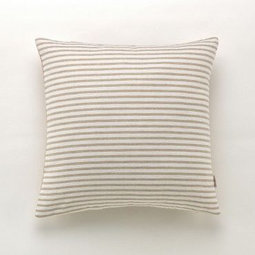 Funda cojín Jaca color piedra - Qutun - 50x50 cm