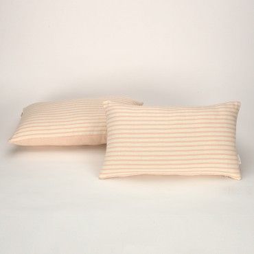 Funda cojín Jaca color rosa - Qutun - 30x50 cm