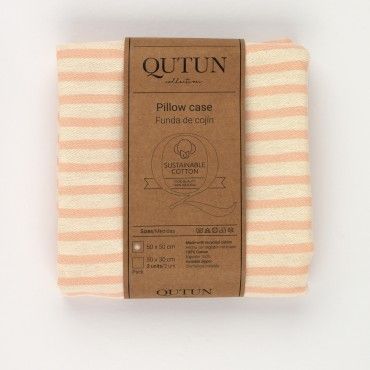 Funda cojín Jaca color rosa - Qutun - Presentación