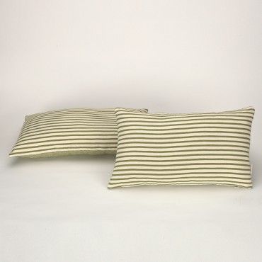 Funda cojín Jaca color verde - Qutun - 30x50 cm