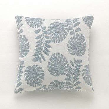 Funda cojín Ordesa color aqua - Qutun - 50x50 cm