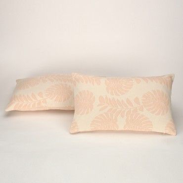 Funda cojín Ordesa color rosa - Qutun - 30x50 cm