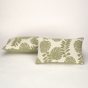 Funda cojín Ordesa color verde - Qutun - 30x50 cm