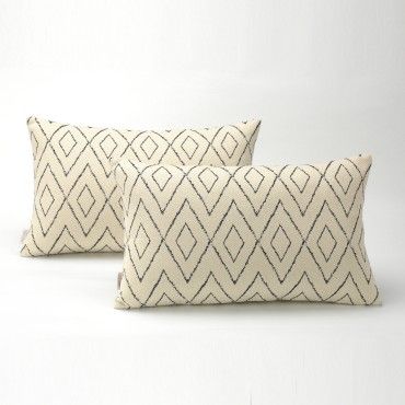 Funda cojín Aneto color azul - Qutun - 30x50 cm