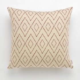 Funda cojín Aneto color burdeos - Qutun - 50x50 cm