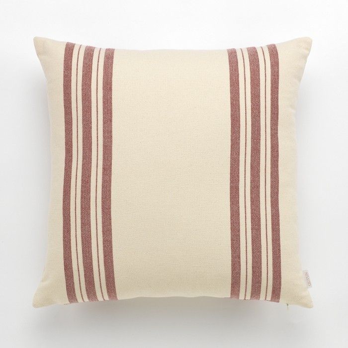 Funda cojín Ibon color burdeos - Qutun - 50x50 cm