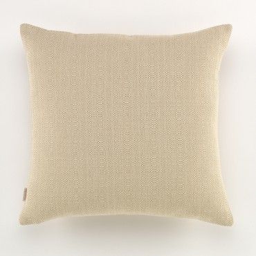 Funda cojín Valira color piedra - Qutun - 50x50 cm