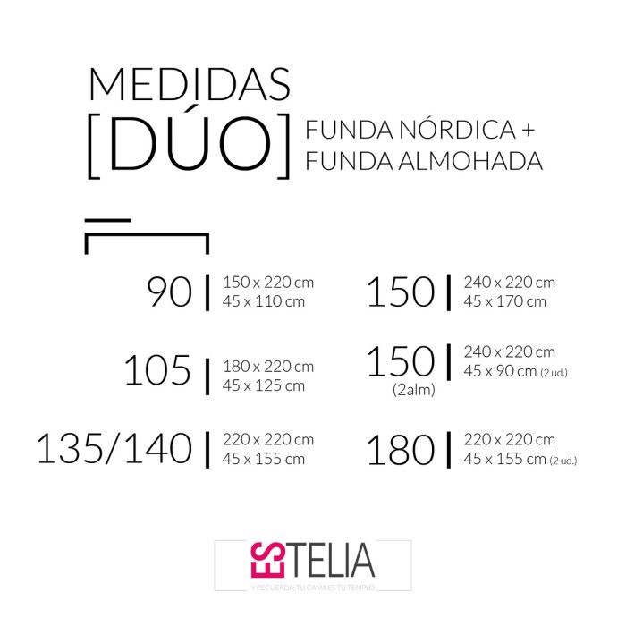 Funda nórdica algodón Yaqui negro