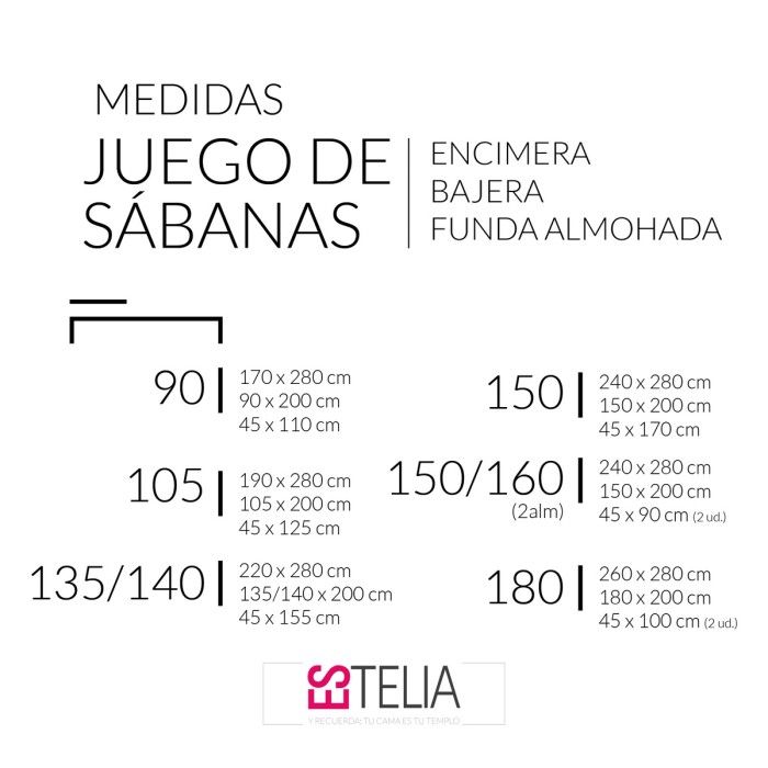 Juego de sábanas Vairy verde