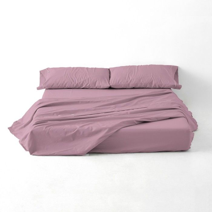 Juego de sábanas liso cuarzo  portada
