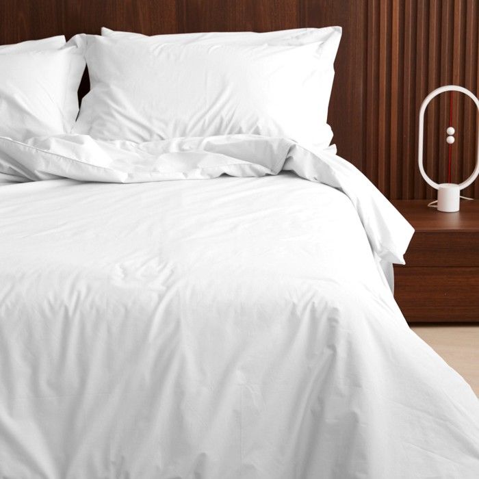 Duo Funda Nórdica blanco 600 hilos 100% algodón