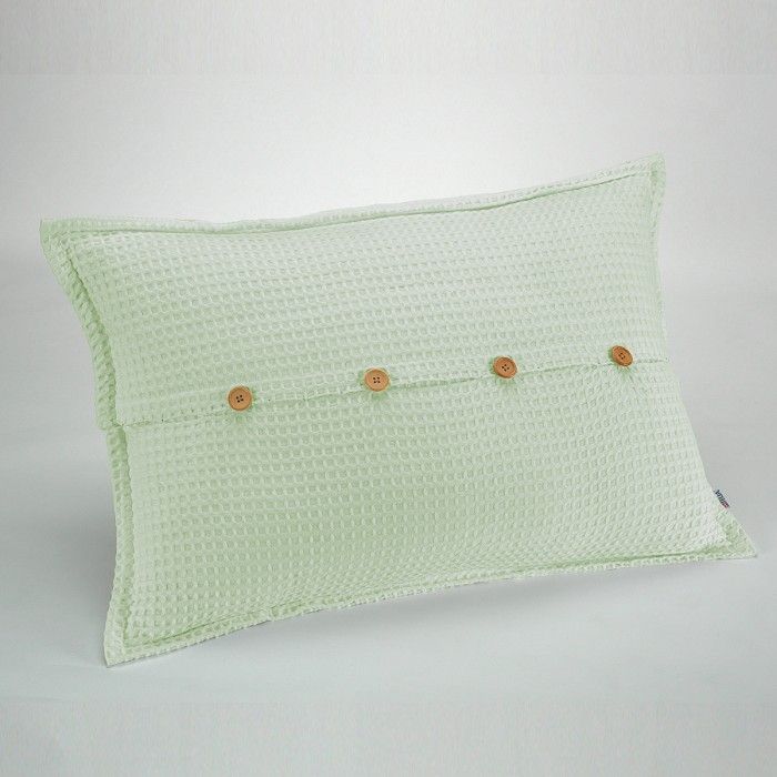 Funda de cojín Banús menta cojín 50x75cierre con botones