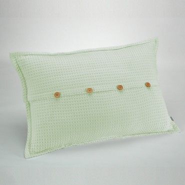 Funda de cojín Banús menta cojín 50x75cierre con botones