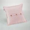 Funda de cojín Banús Rosa cojín 50x50 cierre con botones