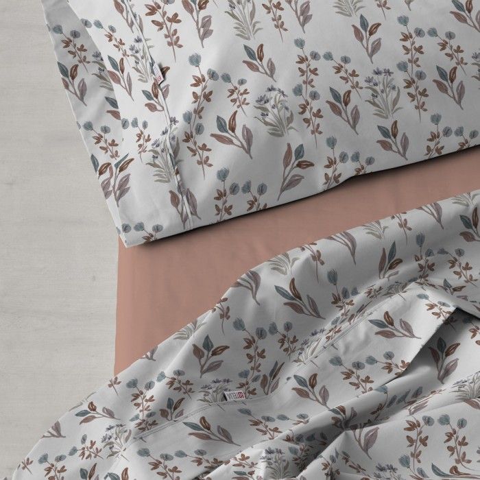 Juego Sábanas Laia Terracota