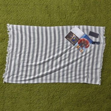 Fouta Deià Rizo Estelia Gris