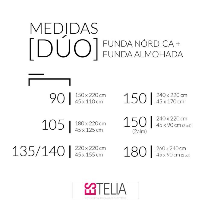 Dúo de funda nórdica Atia