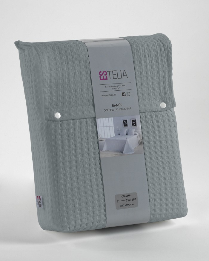 Colcha Banus titanio bolsa