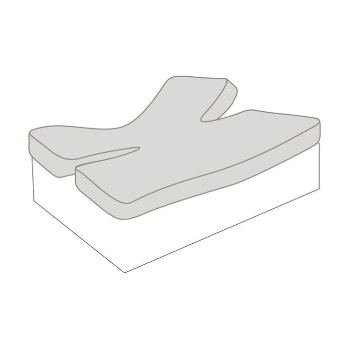 Bajera gemelar algodón